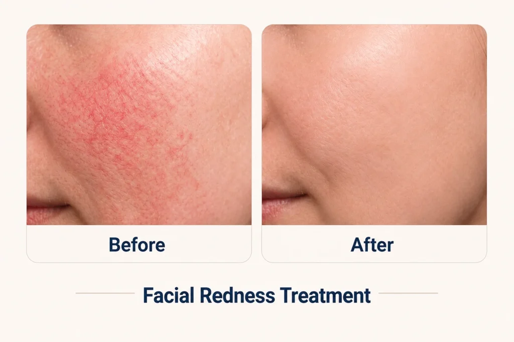 facial redness